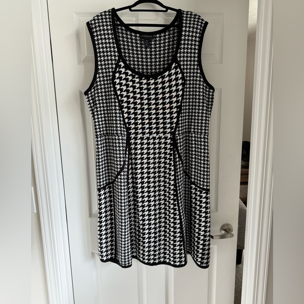 Lane Bryant Black and White Dress